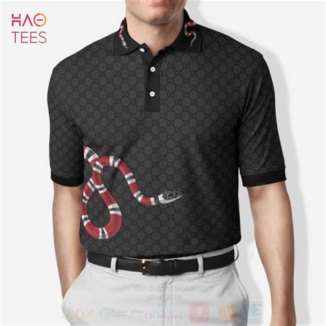 gucci polo snake red|white Gucci shirt with snake.